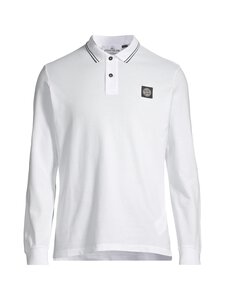 Stone Island - Logo polo krekls - V1001 WHITE | Stockmann