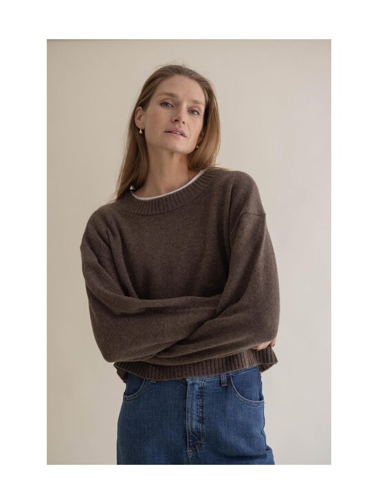 Gauhar Helsinki - Cashmere Crewneck -neulepusero - BROWN | Stockmann - photo 3