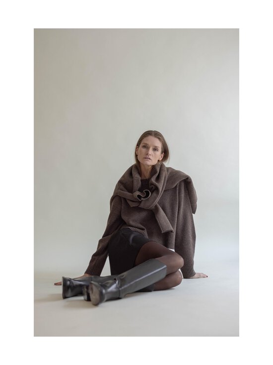 Gauhar Helsinki - Cashmere Crewneck -neulepusero - BROWN | Stockmann - photo 5