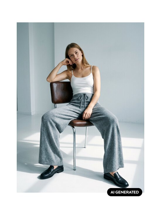 Object - Püksid ObjItone Mid Waist - MEDIUM GREY MELANGE | Stockmann - photo 2