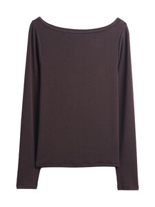 GAP - Modern Boatneck -trikoopaita - TERRA BROWN | Stockmann