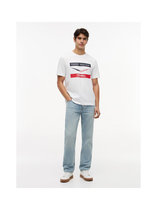 Tommy Hilfiger - TH x CF1 Chevron t-paita - YBR WHITE | Stockmann - photo 3