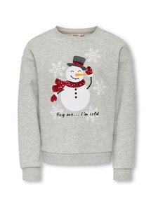 KIDS ONLY - Dressipluus KoGyda Life - LIGHT GREY MELANGE PRINT:SNOWMAN | Stockmann