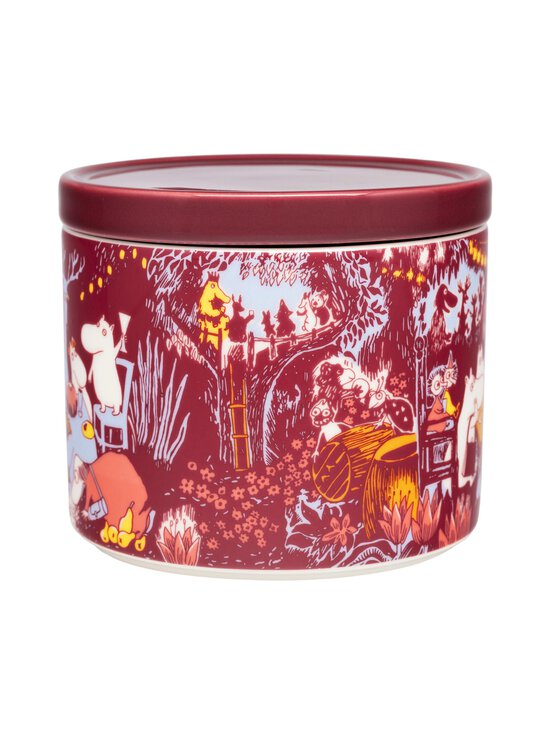 Moomin Arabia - Juhlan Aika -posliinipurkki 0,7 l - RED | Stockmann - photo 2