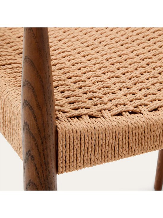 Kave Home - Analy-tuoli käsinojilla pähkinä/paperinaru - BROWN | Stockmann - photo 5