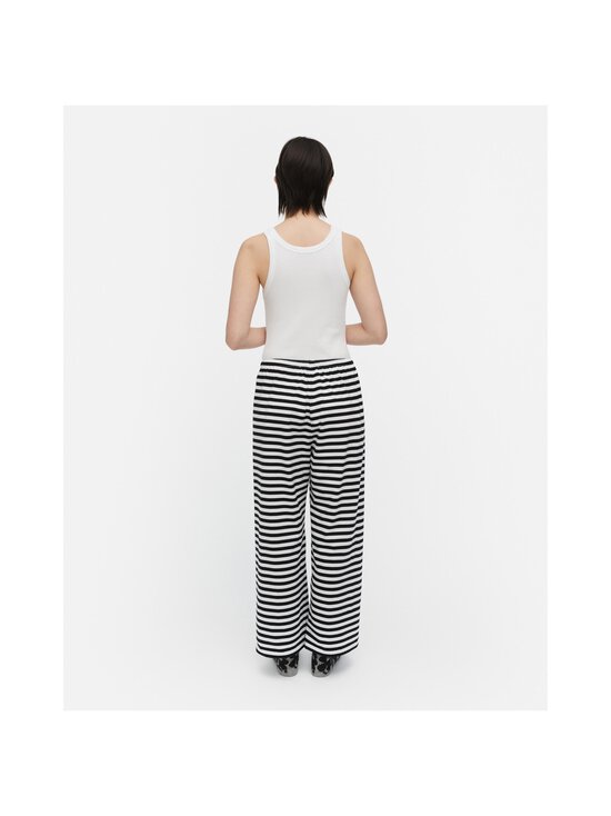 Marimekko - Caissa Tasaraita Jersey -housut - 068 WHITE, BLACK - photo 3 Marimekko - Caissa Tasaraita Jersey -housut - 068 WHITE, BLACK | Stockmann - photo 3