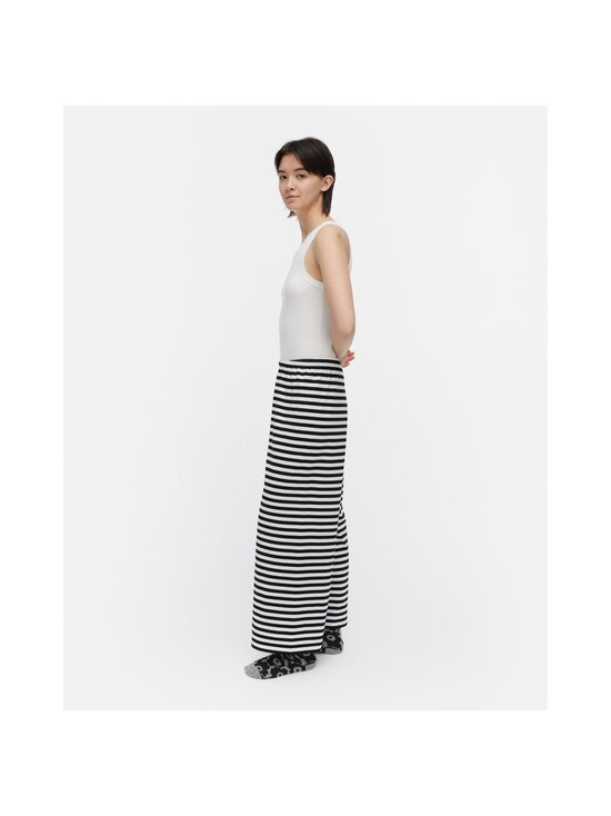 Marimekko - Caissa Tasaraita Jersey -housut - 068 WHITE, BLACK - photo 4 Marimekko - Caissa Tasaraita Jersey -housut - 068 WHITE, BLACK | Stockmann - photo 4