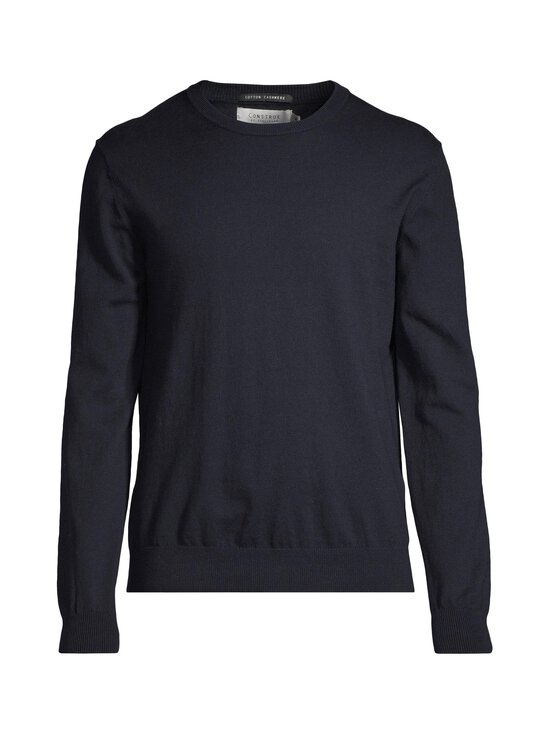 CONSTRUE - Jesolo kokvilnas-kašmira džemperis - NAVY 0012 | Stockmann - photo 1