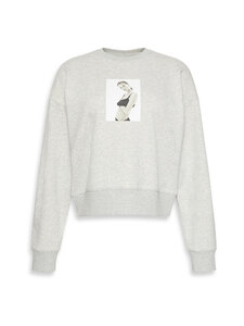 Calvin Klein Womenswear - Pusa Classic Kate Terry Crewneck - 2EL HEROIC GREY HEATHER | Stockmann