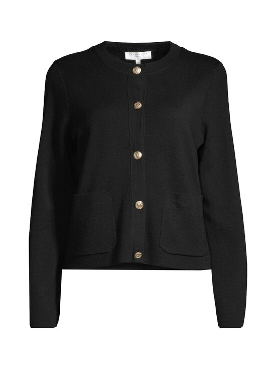 ESSENTIALS by Stockmann - Jacqueline-merinoneuletakki - BLACK 99070 | Stockmann - photo 1