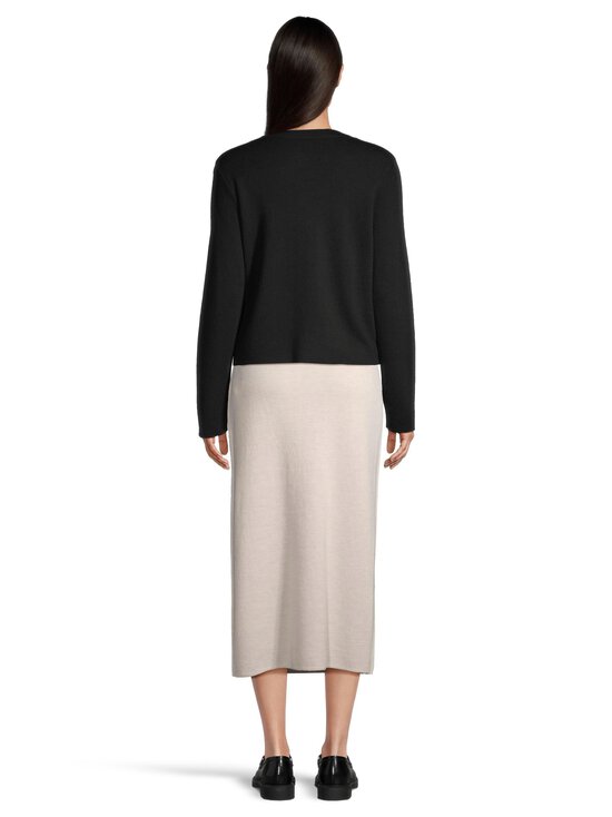 ESSENTIALS by Stockmann - Jacqueline-merinoneuletakki - BLACK 99070 | Stockmann - photo 3