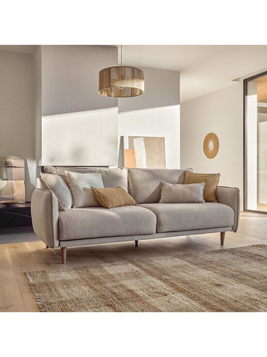 Kave Home - Carlota-sohva - BEIGE,PYÖKKI - photo 7 Kave Home - Carlota-sohva - BEIGE,PYÖKKI | Stockmann - photo 7