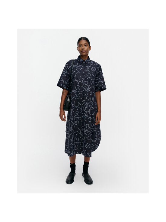 Marimekko - Popliini Piirto Unikko -mekko - 550 DARK BLUE, LIGHT BLUE | Stockmann - photo 2