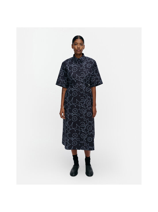 Marimekko - Popliini Piirto Unikko -mekko - 550 DARK BLUE, LIGHT BLUE | Stockmann - photo 3