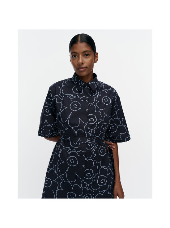 Marimekko - Popliini Piirto Unikko -mekko - 550 DARK BLUE, LIGHT BLUE | Stockmann - photo 7