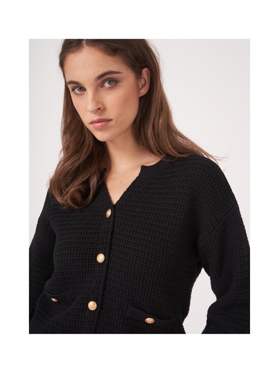 Repeat - Neuletakki - BLACK (1025) - photo 4 Repeat - Neuletakki - BLACK (1025) | Stockmann - photo 4