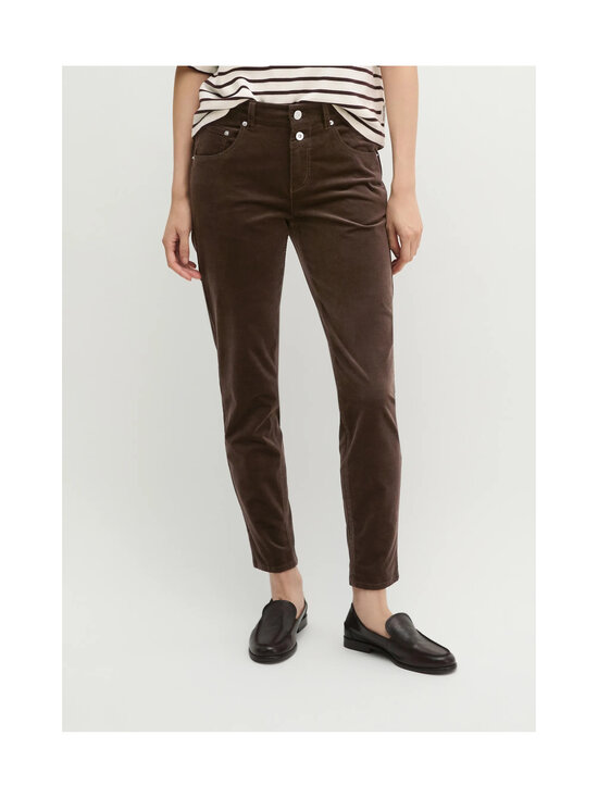 Marc O'Polo - Theda-samettihousut - 0344 BURNT COFFEE | Stockmann - photo 3
