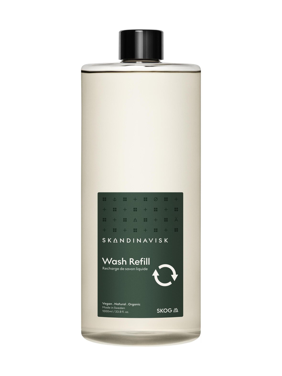 SKOG Wash Refill -käsi- ja vartalosaippua 1000 ml