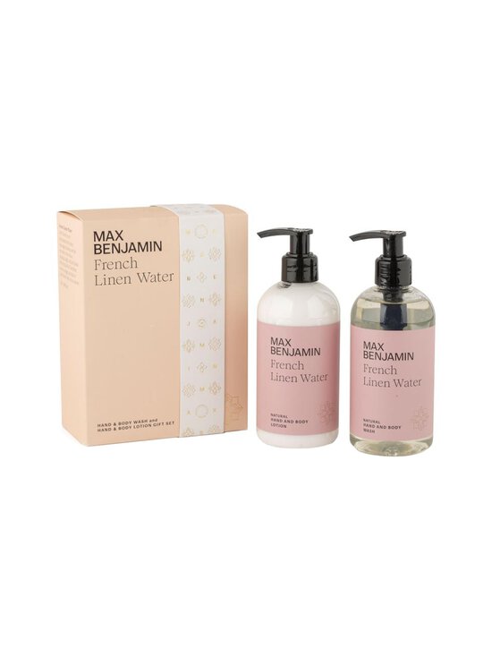Max Benjamin - Nahahoolduskomplekt French Linen Water Hand & Body Gift Set, 2 x 300 ml - LIGHT PINK | Stockmann - photo 1