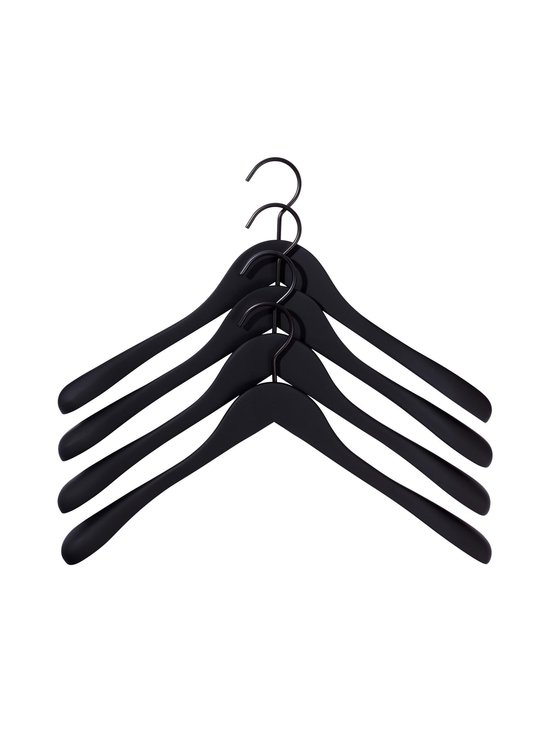 HAY - Soft Coat -vaateripustin 4 kpl - BLACK - photo 2 HAY - Soft Coat -vaateripustin 4 kpl - BLACK | Stockmann - photo 2