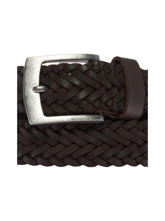 CONSTRUE - Conrad- punottu nahkavyö - CHOCOLATE BROWN | Stockmann - photo 2