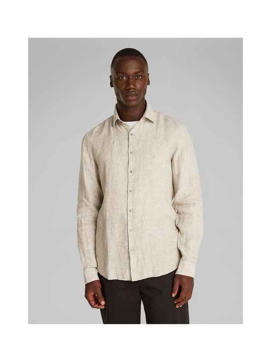 Calvin Klein Menswear - Slim Fit lina krekls ar apkakli - ACE STONY BEIGE - photo 3 Calvin Klein Menswear - Slim Fit lina krekls ar apkakli - ACE STONY BEIGE | Stockmann - photo 3
