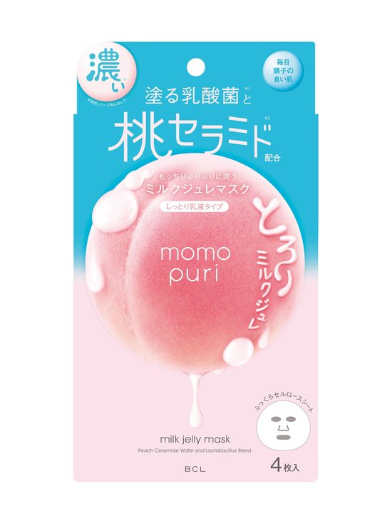 Momopuri Milk Jelly Sheet Mask -kangasnaamio 4 kpl