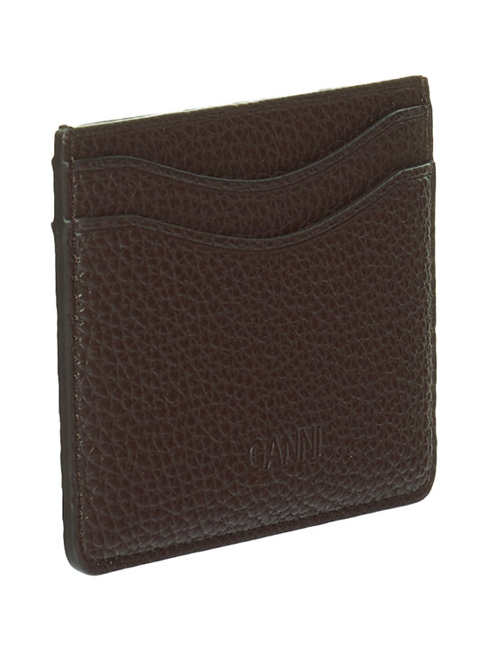Ganni - Grained-korttikotelo - NULL CHICORY COFFEE | Stockmann - photo 2