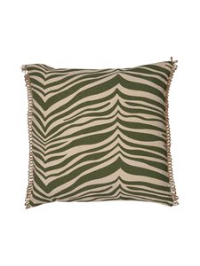 Classic Collection - Zebra-sisustustyyny 50 x 50 cm - GREEN | Stockmann