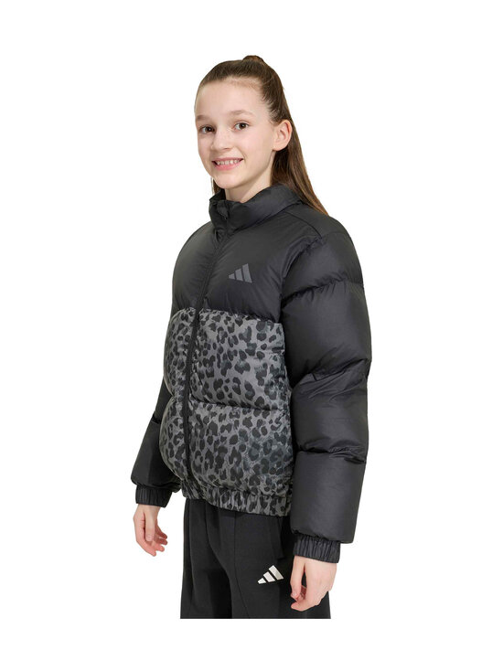 adidas Sportswear - Leopard Panel stepētā jaka - KH0202 BLACK/GREFOU/GRESIX/ | Stockmann - photo 2