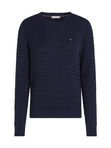 Tommy Hilfiger - Pīnīšu adījuma džemperis - C1G DARK NIGHT NAVY | Stockmann