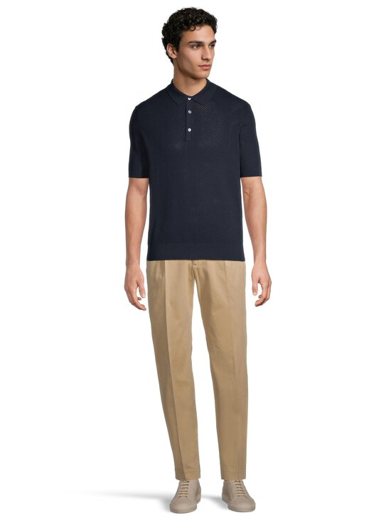 Sunspel - Cotton Mesh - neulottu pikeepaita - NAVY | Stockmann - photo 2