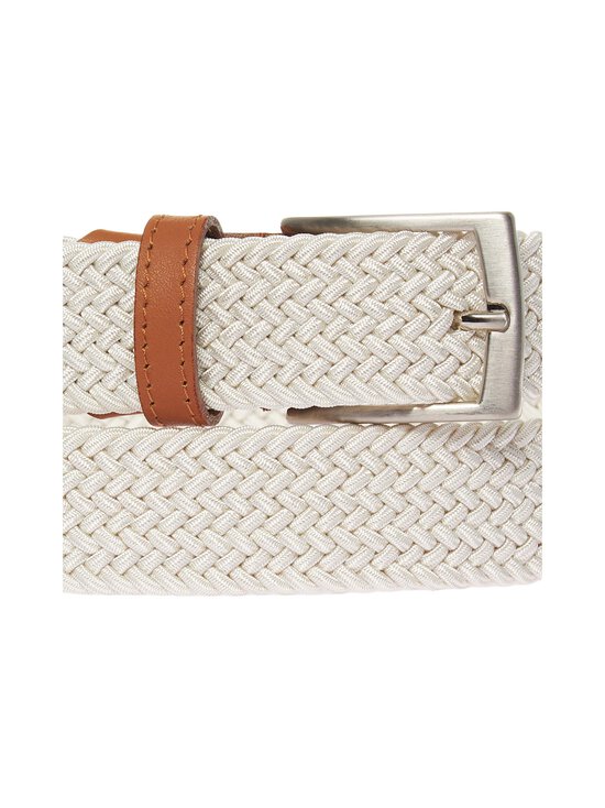 A+more - Farkku-punosvyö 3 cm - OFFWHITE/TAN/SHINY NICKLE | Stockmann - photo 2