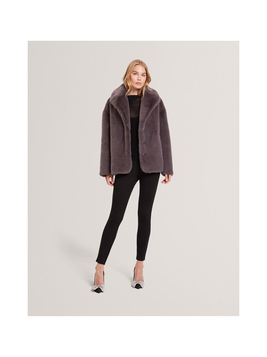 Ted Baker London - Fiela Shawl Collar -lyhyt tekoturkistakki - GREY - photo 4 Ted Baker London - Fiela Shawl Collar -lyhyt tekoturkistakki - GREY | Stockmann - photo 4