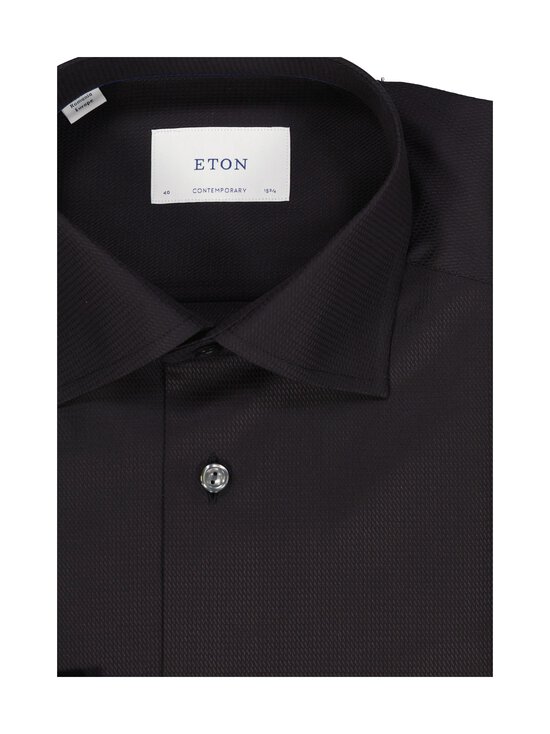Eton - Contemporary Fit Semi-Solid Dobby -kauluspaita - 18 BLACK | Stockmann - photo 2