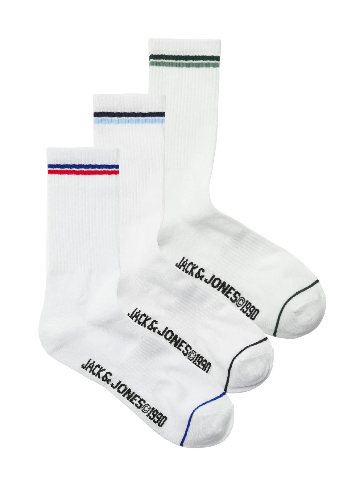JacJason-tennissukat 3-pack