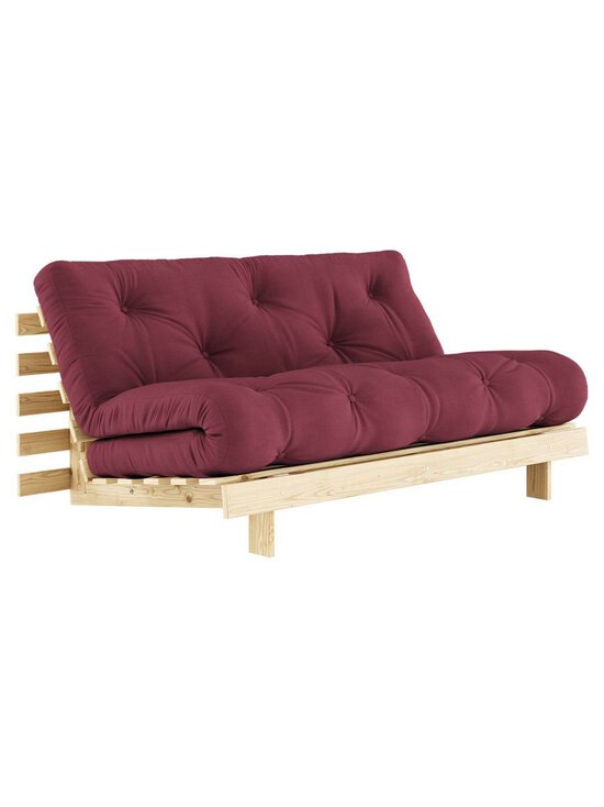 Karup - Roots-futonsohva bordeaux/mänty L 160 cm - PINK | Stockmann - photo 1