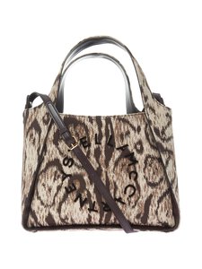 Stella McCartney - Logo Crossbody Tote -laukku - 2203 MULTICOLOR BROWN | Stockmann
