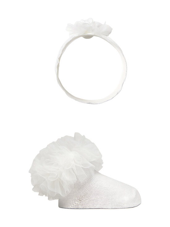 Mayoral - Galvas lente un zeķītes ar volānu - 35 WHITE | Stockmann - photo 1