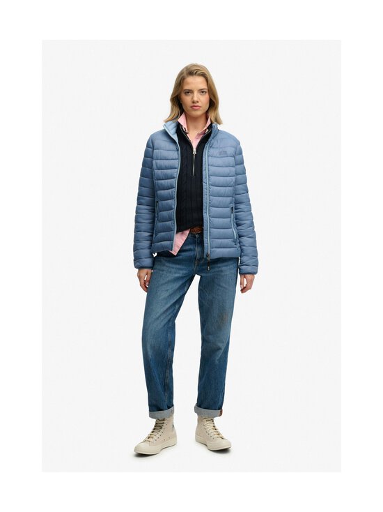 Superdry - Fuji Lite Padded -kevyttoppatakki - 5AW TIDAL BLUE | Stockmann - photo 5