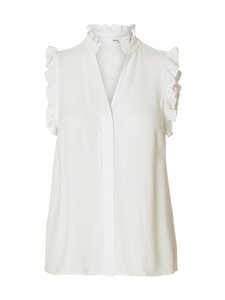 Selected - SlfViva Sun Ruffle tops - SNOW WHITE | Stockmann