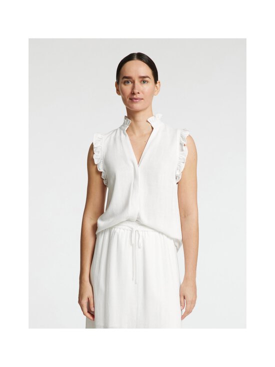 Selected - SlfViva Sun Ruffle tops - SNOW WHITE | Stockmann - photo 2