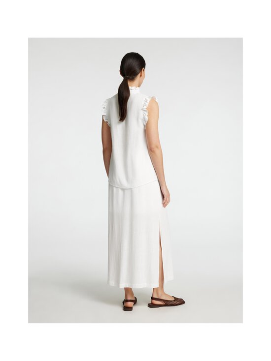 Selected - SlfViva Sun Ruffle tops - SNOW WHITE | Stockmann - photo 5