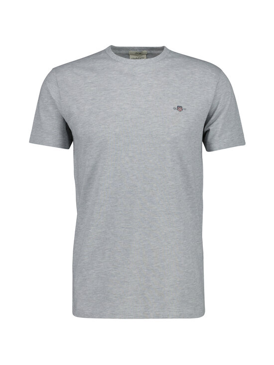 GANT - Slim Pique T-krekls - 93 GREY MELANGE | Stockmann - photo 1