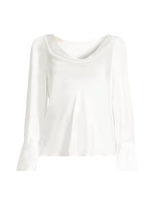 by TiMo - Satin Drape Top -satiinipusero - 003 - OFF WHITE | Stockmann