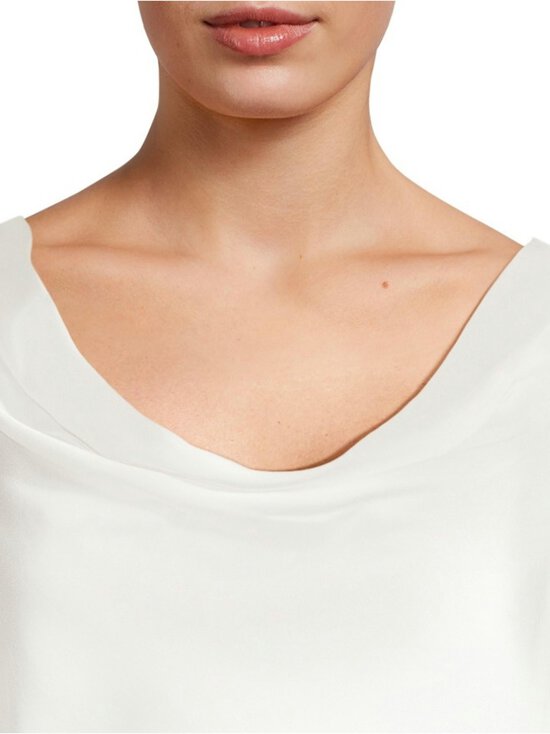 by TiMo - Satin Drape Top -satiinipusero - 003 - OFF WHITE | Stockmann - photo 4