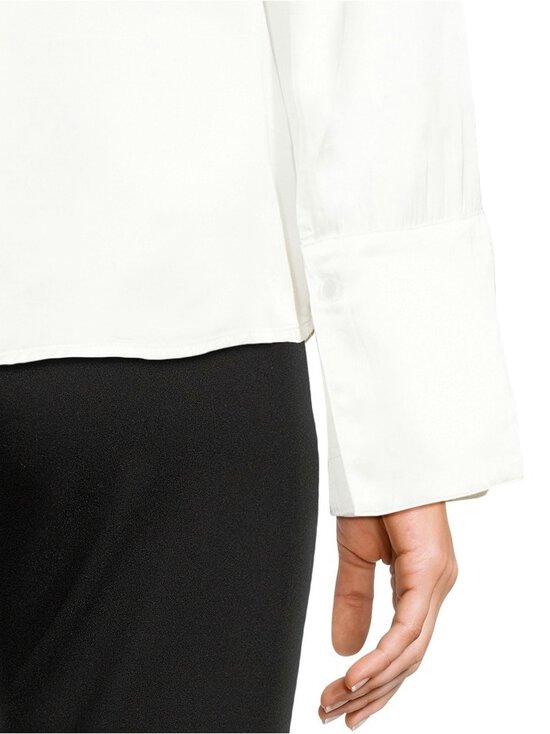 by TiMo - Satin Drape Top -satiinipusero - 003 - OFF WHITE | Stockmann - photo 5