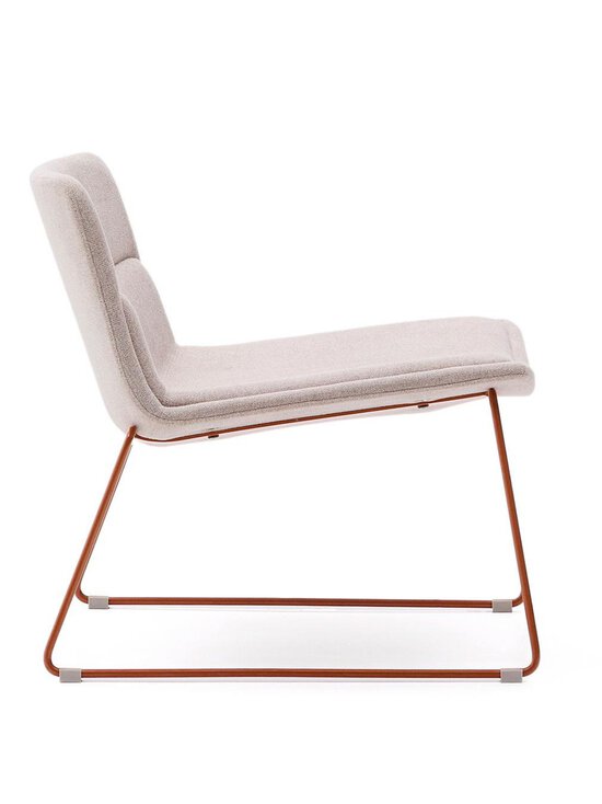 Kave Home - Zahara-nojatuoli Austin-kangas beige / terrakotta - BEIGE | Stockmann - photo 2