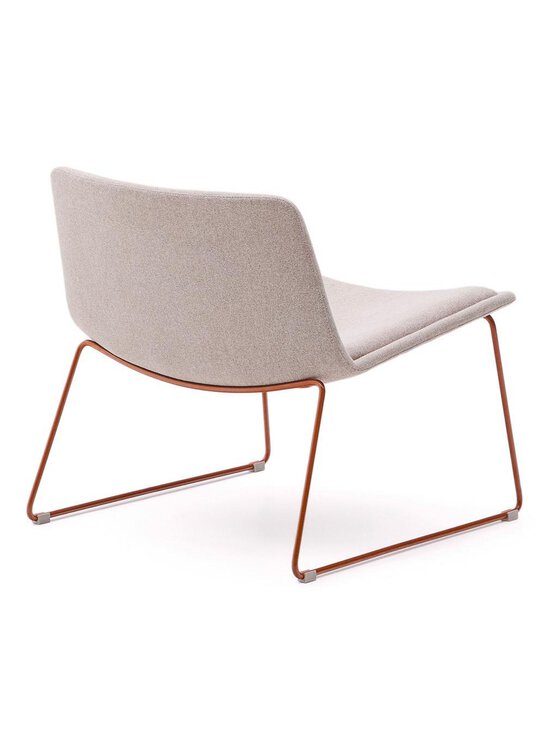 Kave Home - Zahara-nojatuoli Austin-kangas beige / terrakotta - BEIGE | Stockmann - photo 3