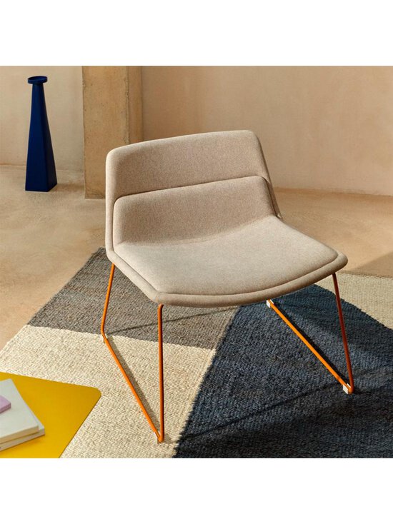 Kave Home - Zahara-nojatuoli Austin-kangas beige / terrakotta - BEIGE | Stockmann - photo 5